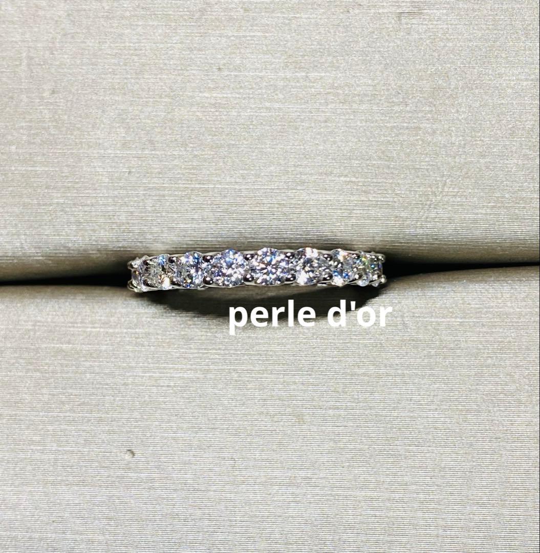 最高級モアサナイト　モアッサナイト　フルエタニティリング