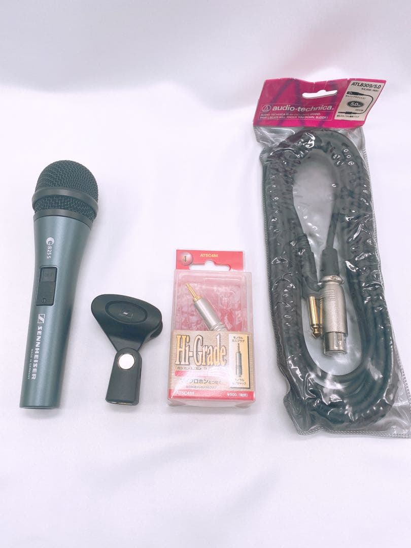 美品【ゼンハイザー】ダイナミックマイクロホン E825-S ＋おまけ②