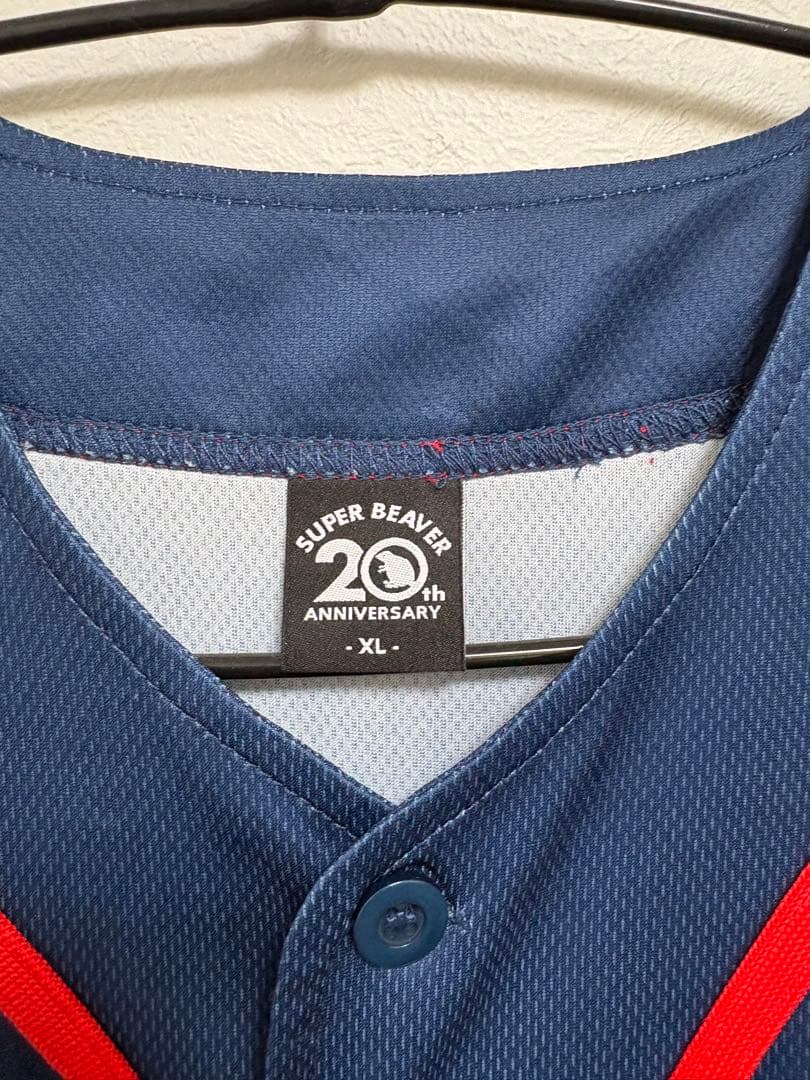 SUPER BEAVER ベースボールTシャツ ネイビー XLサイズ