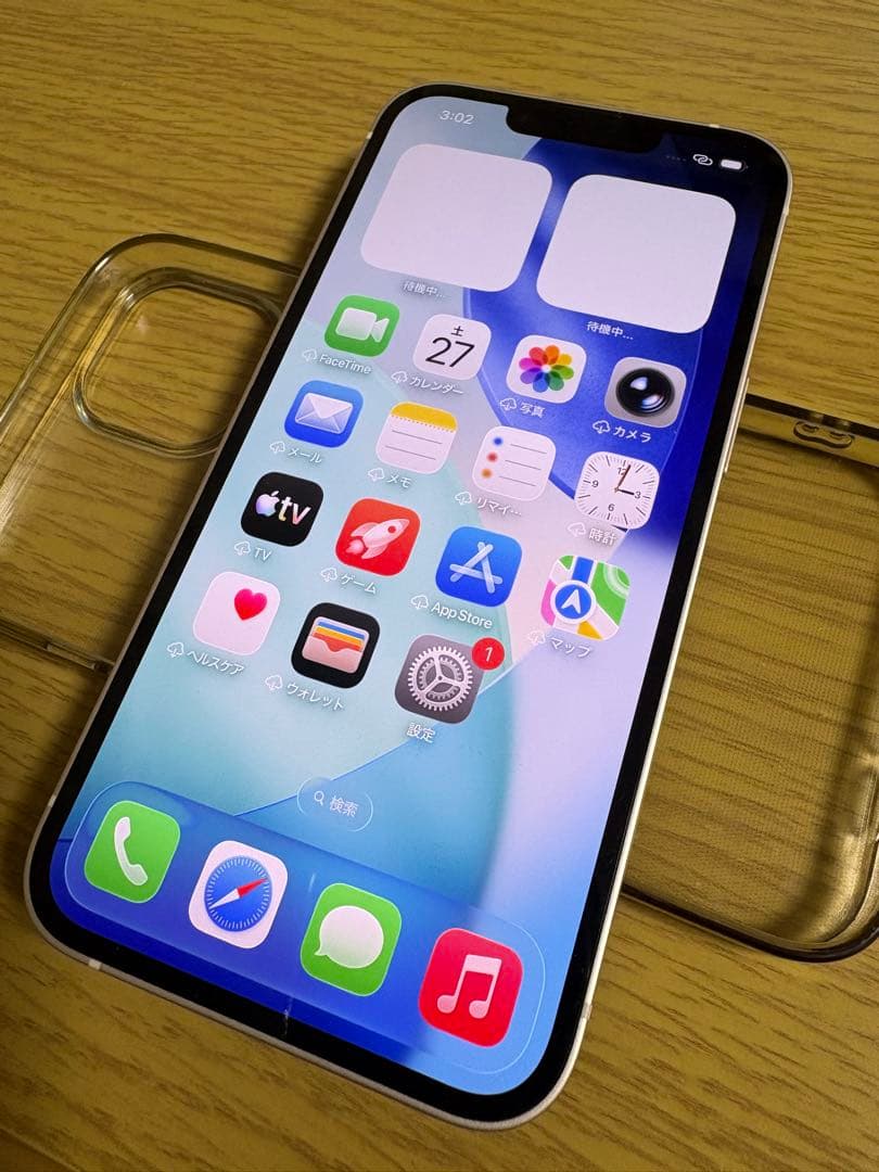 Apple iPhone13 128GB ホワイト 中古美品！