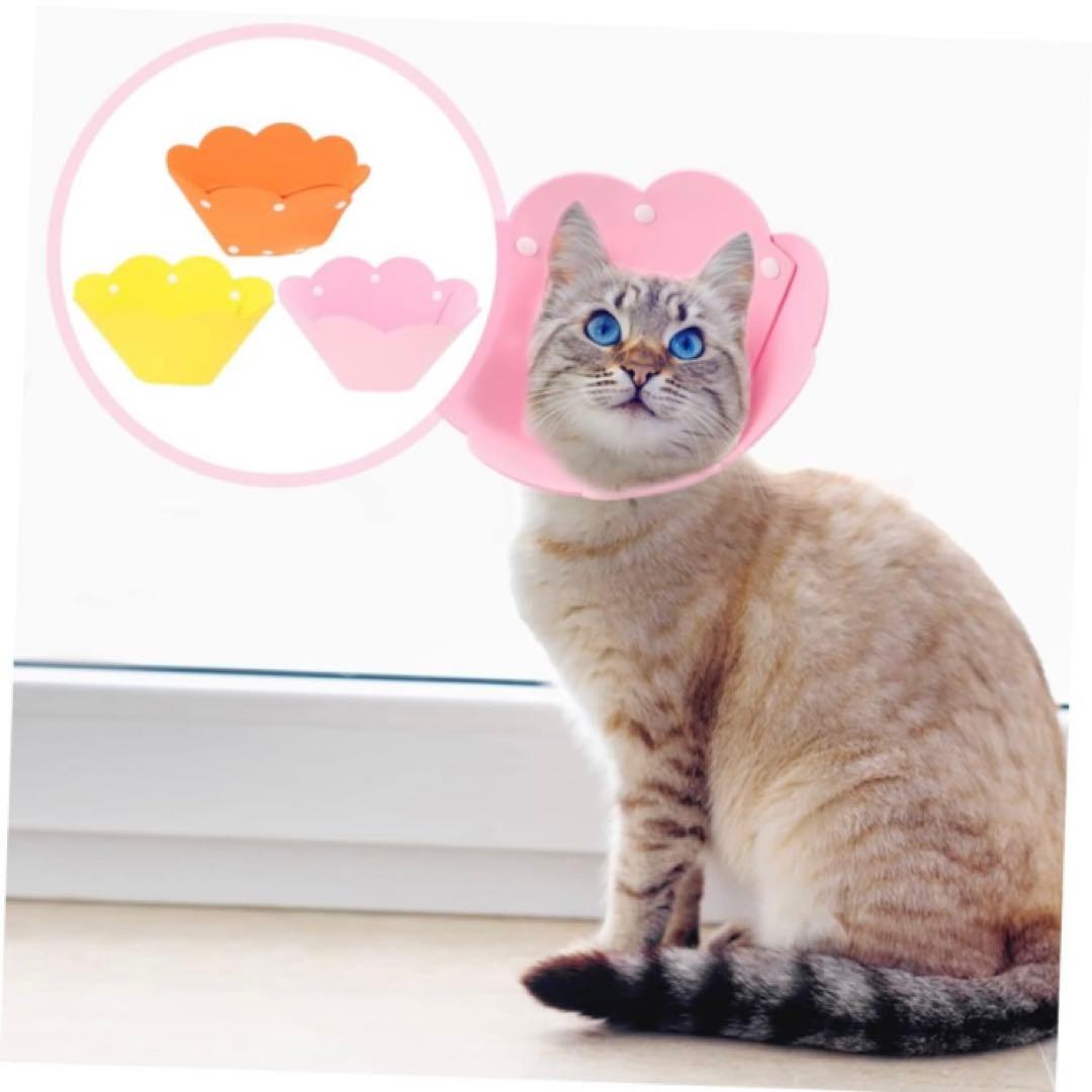 オレンジ　L エリザベスサークル チョーカー インフレータブル ペット用品