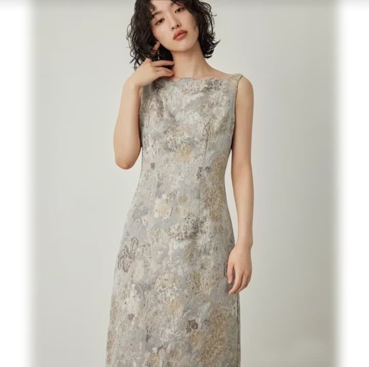 niana ニアナ ワンダリングジャガードドレス