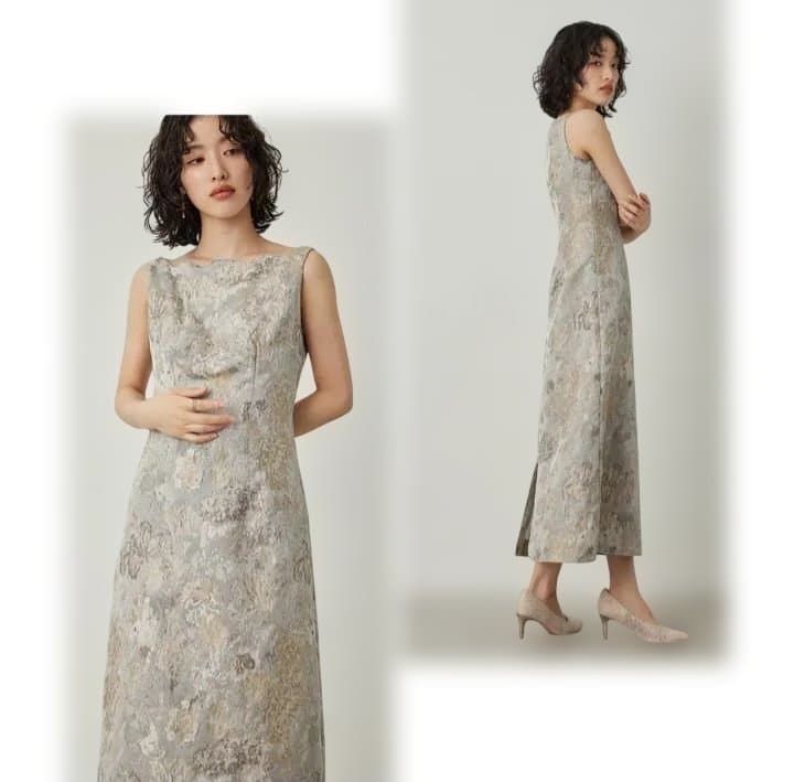 niana ニアナ ワンダリングジャガードドレス