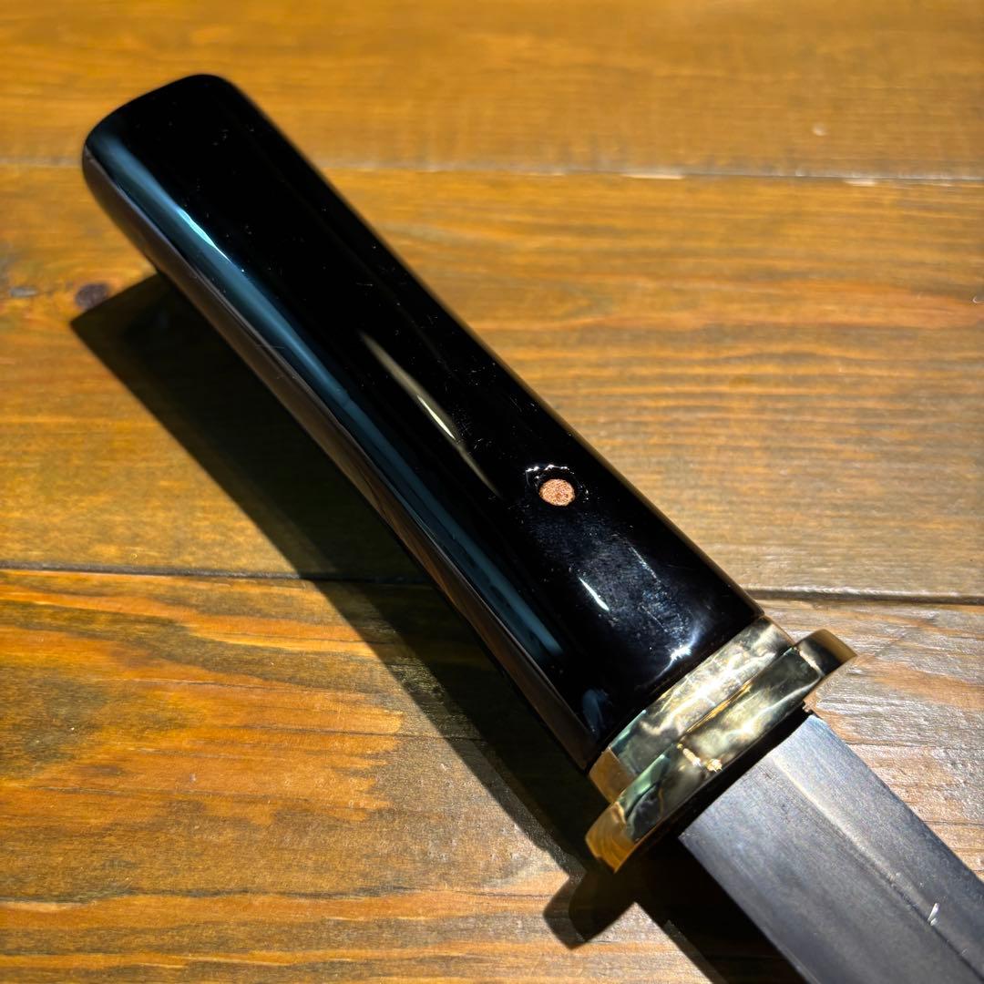 日本刀残欠クラフトナイフNo.84 筑前国住宗次 切先