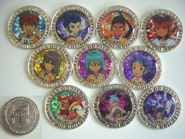 ♯Hyv10DfイナズマイレブンGO超次元メダルコレクション2全20種