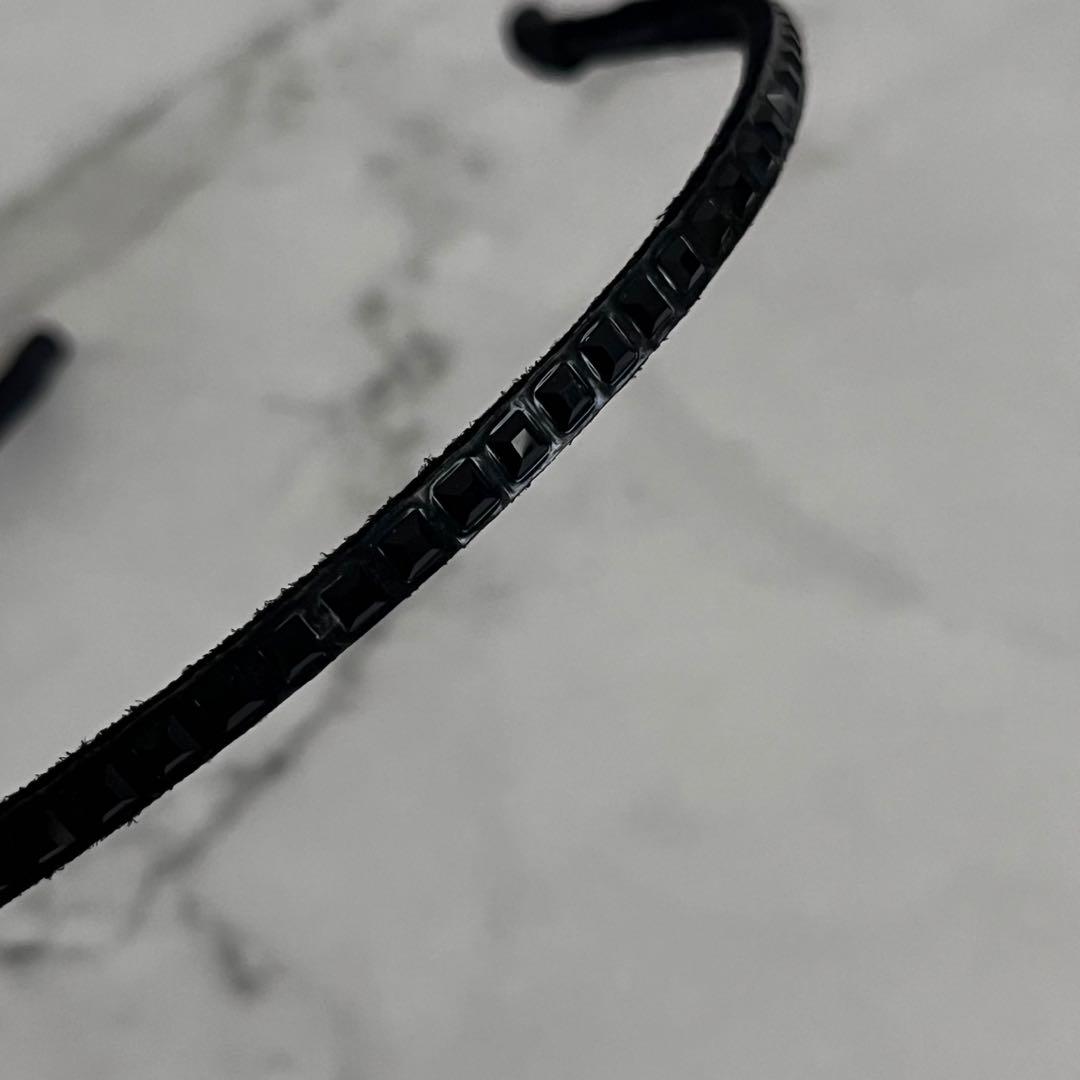 美品acca　アッカ　ラインストーン　カチューシャ　オードリー　ブラック　セット