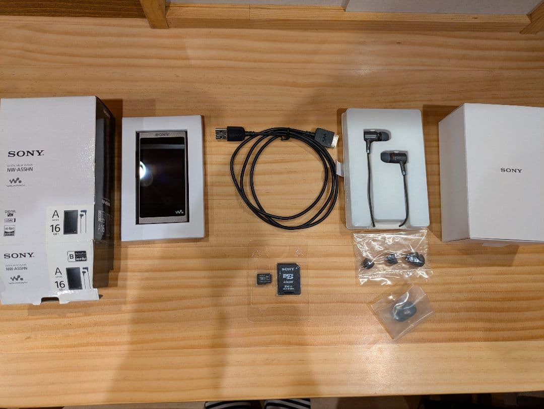 ソニー ウォークマン NW-A55HN(16GB) + ソニーSDカード64GB
