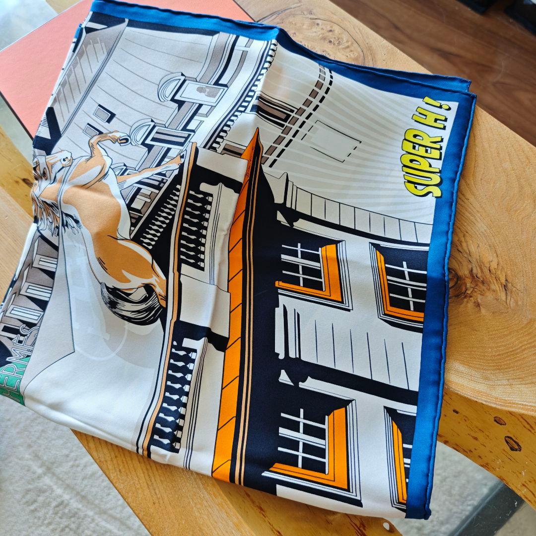 エルメスカレ70 MINUIT AU FAUBOURG スカーフ