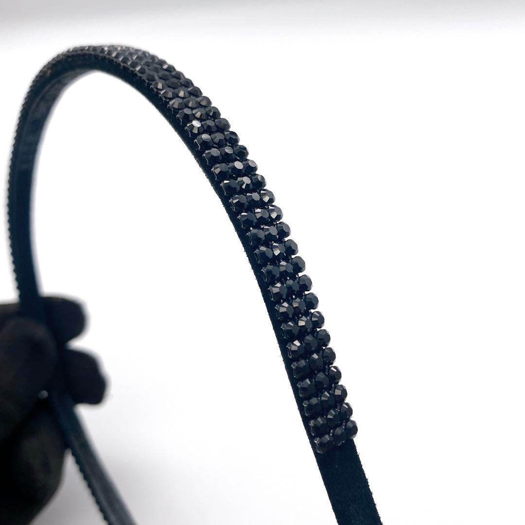 acca アッカ 3連 ラインストーン クリスタル カチューシャ ヘアバンド