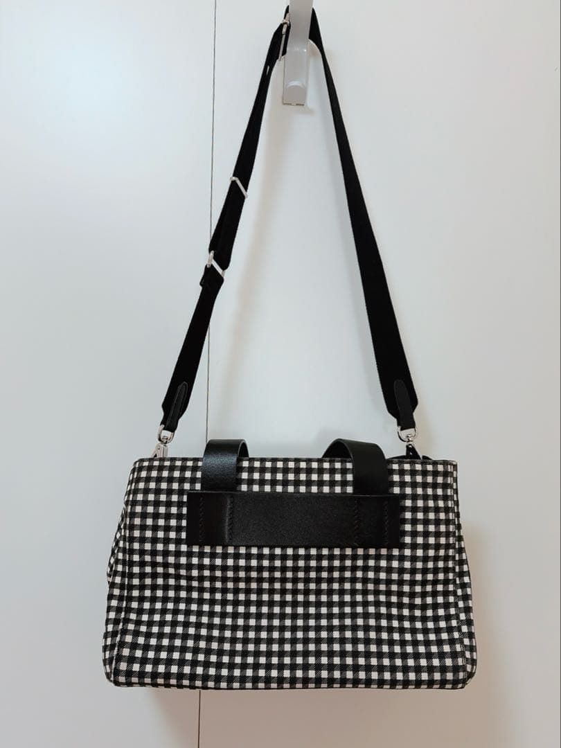 miumiu カナパ 2way トートバッグ ギンガムチェック　池袋西武購入