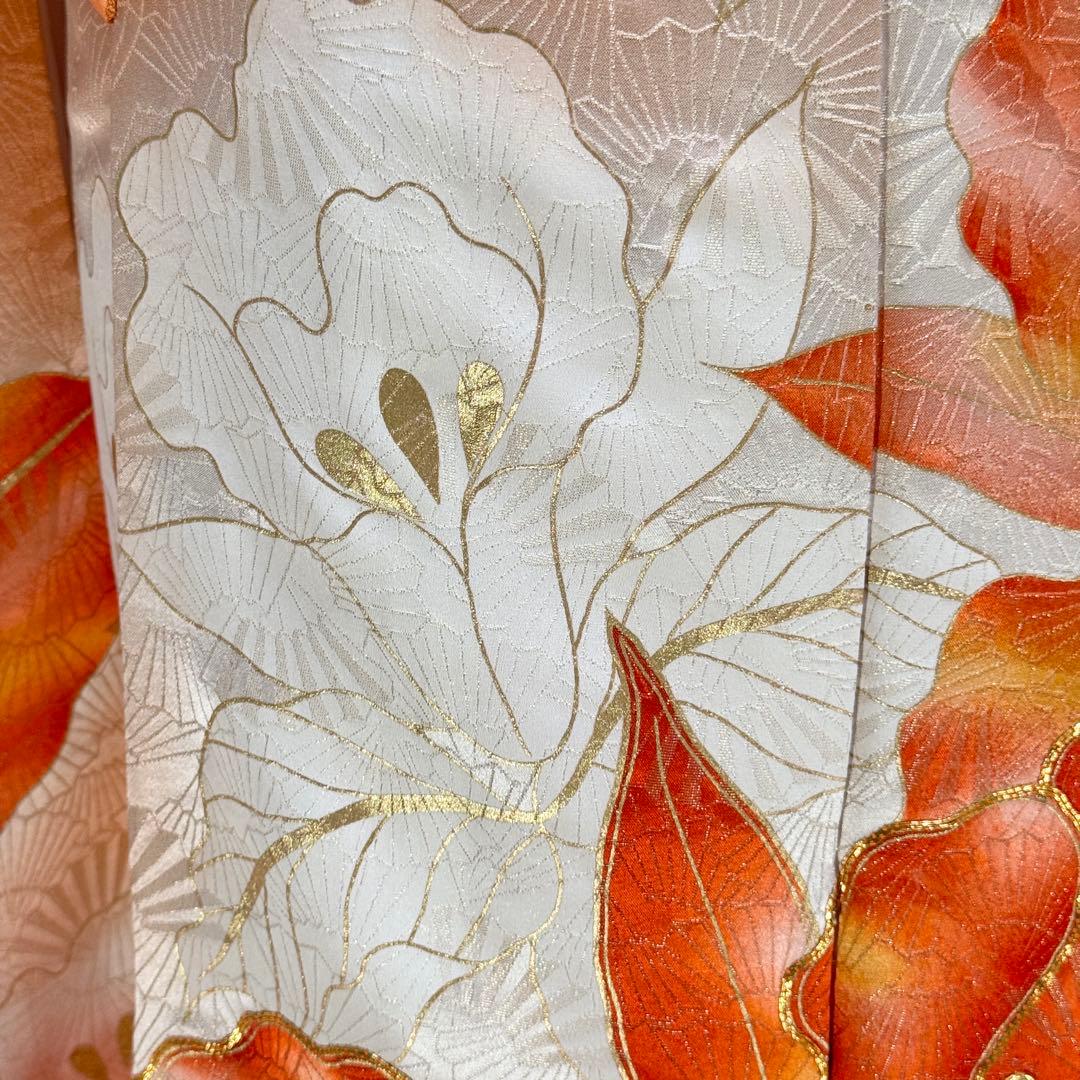 セミアンティーク　振袖フルセット　西陣織袋帯　156〜166　カトレア　可愛い❤︎