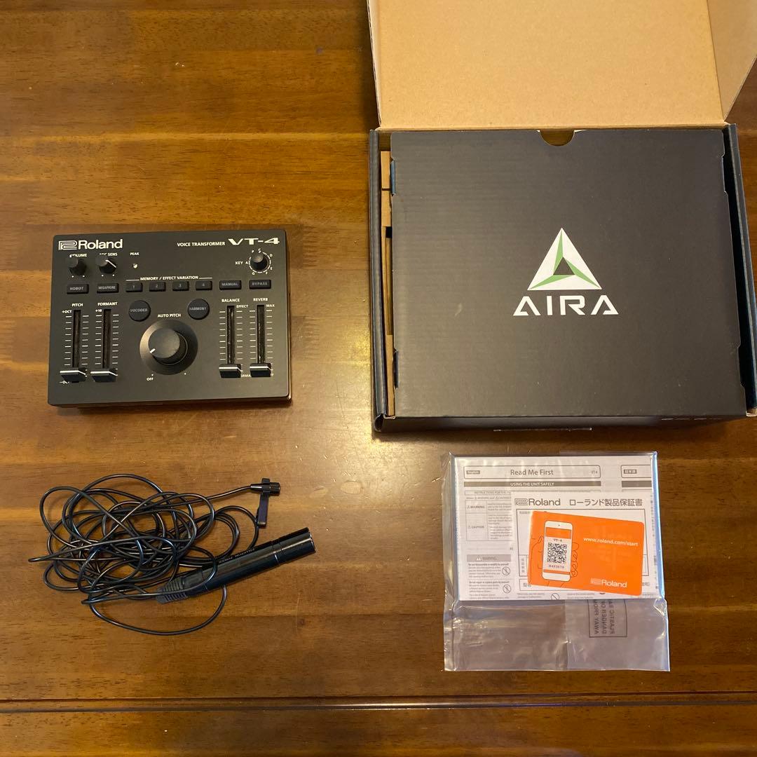 roland vt4 vt-4 ピンマイク付き ボイスチェンジャー