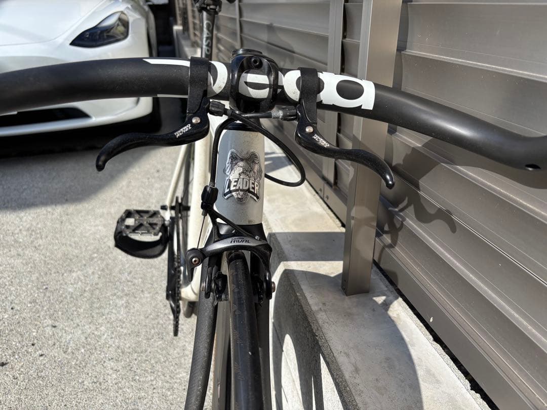 【まもなく出品終了】LEADER 735 ピストバイク フルカーボンホイール