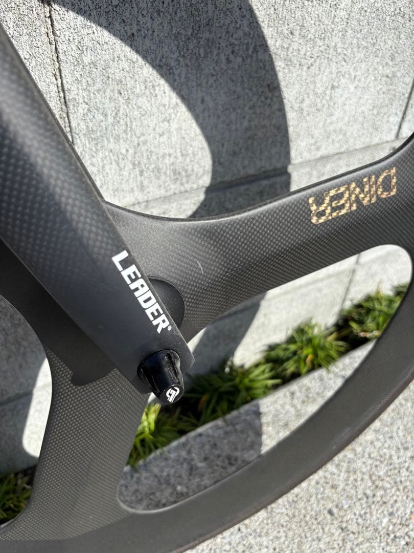 【まもなく出品終了】LEADER 735 ピストバイク フルカーボンホイール