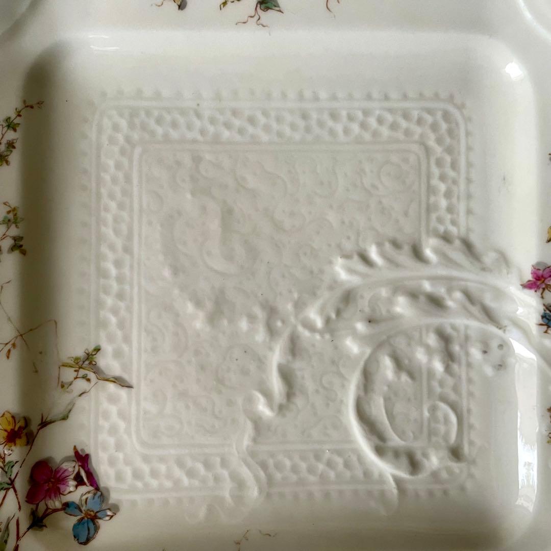 D*＊様 【希少レア美品】マジョレルナンシー×リュネヴィル隅切り角皿　フランスア