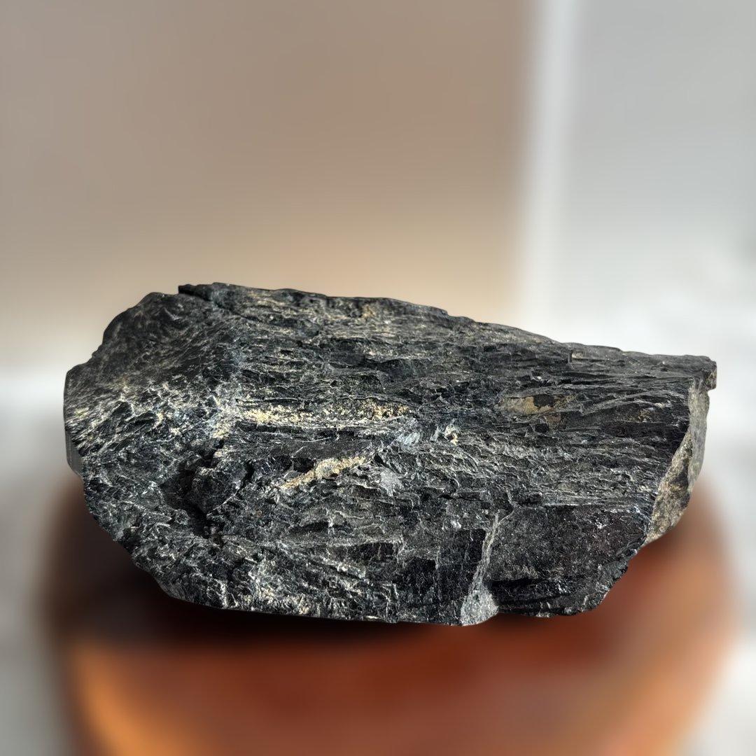 黒色鉱石 ブラックトルマリン 原石 鑑賞石 自然石 天然石 水石 鉱物 鉱石