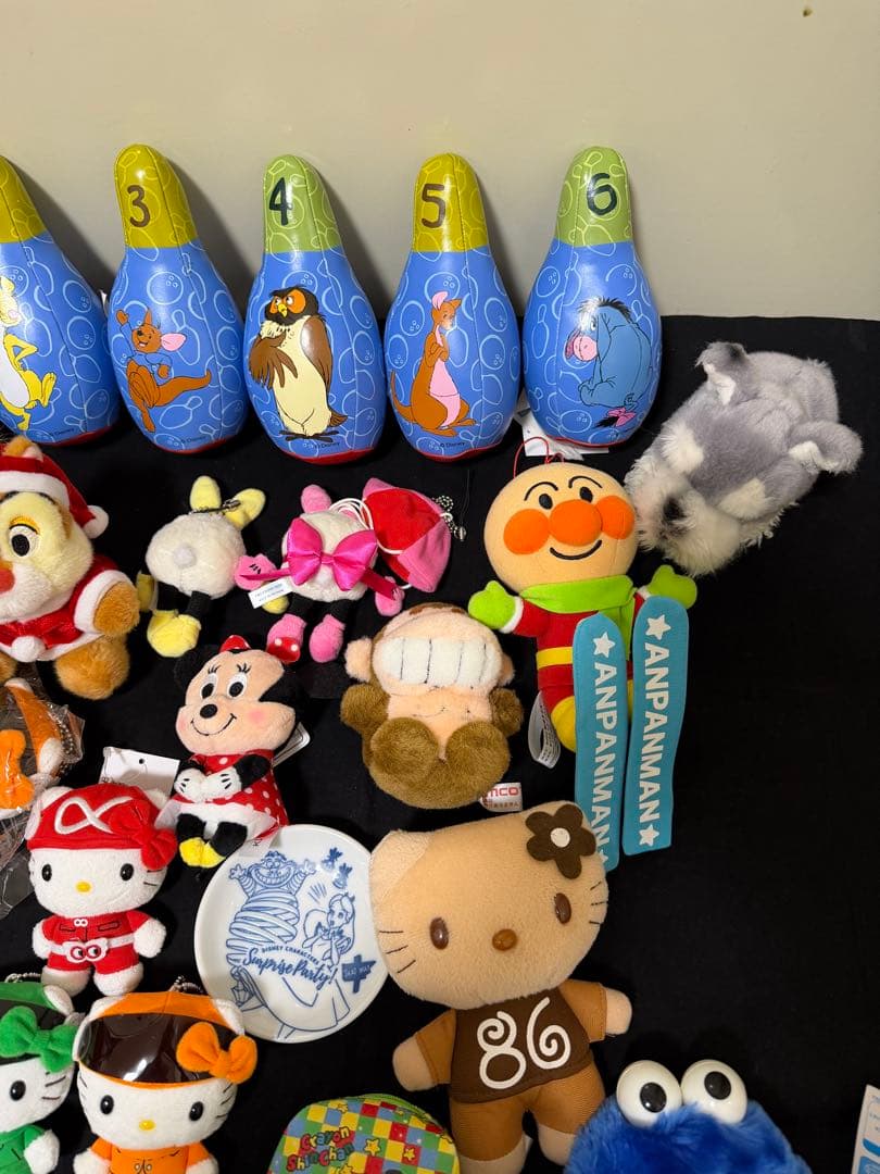 ディズニーミッキー・ハローキティ・スヌーピー・ぬいぐるみ 46点セット