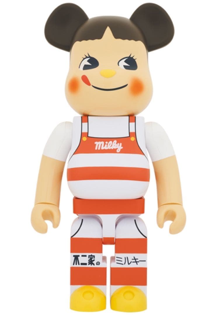 BE@RBRICK ペコちゃん ミルキー三角帽子デザイン 1000％