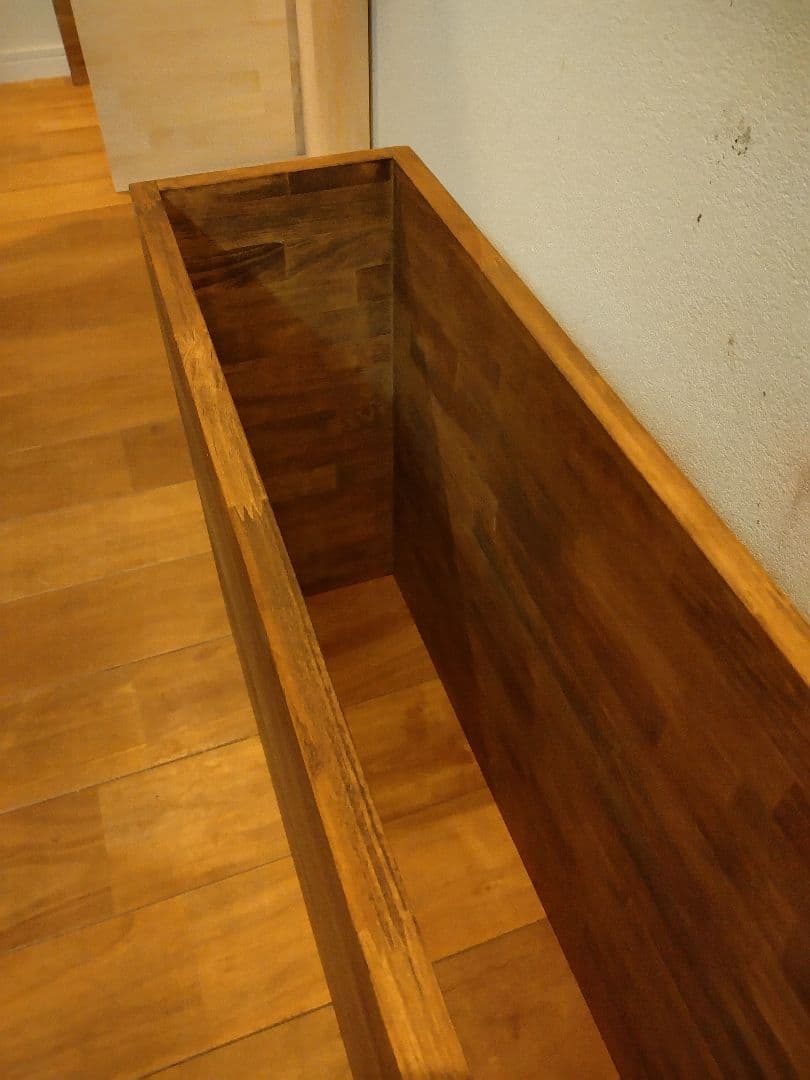 木製　ハンドメイド　オーダー　ロの字　シェルフ　棚　ラック　テレビ台　水槽台