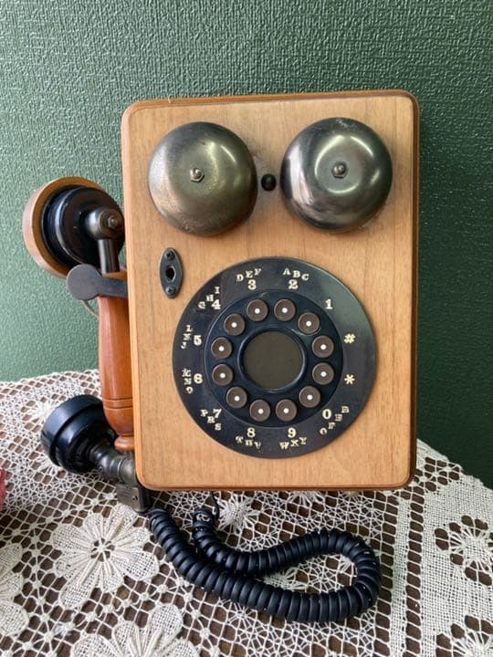 アメリカン ビンテージ 電話機 アンティーク インテリア 昭和レトロ