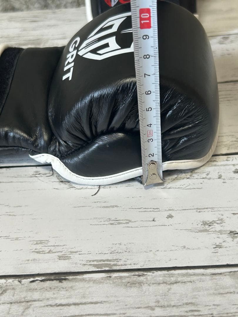 GRIT ボクシンググローブ フリーサイズ ブラック/レッド