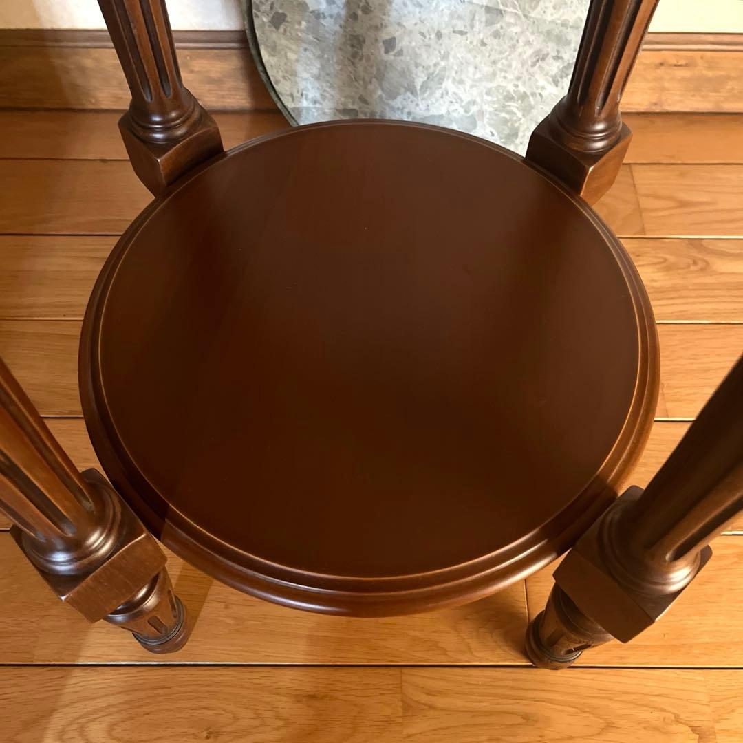 イタリア製 大理石天板 花台 飾り台