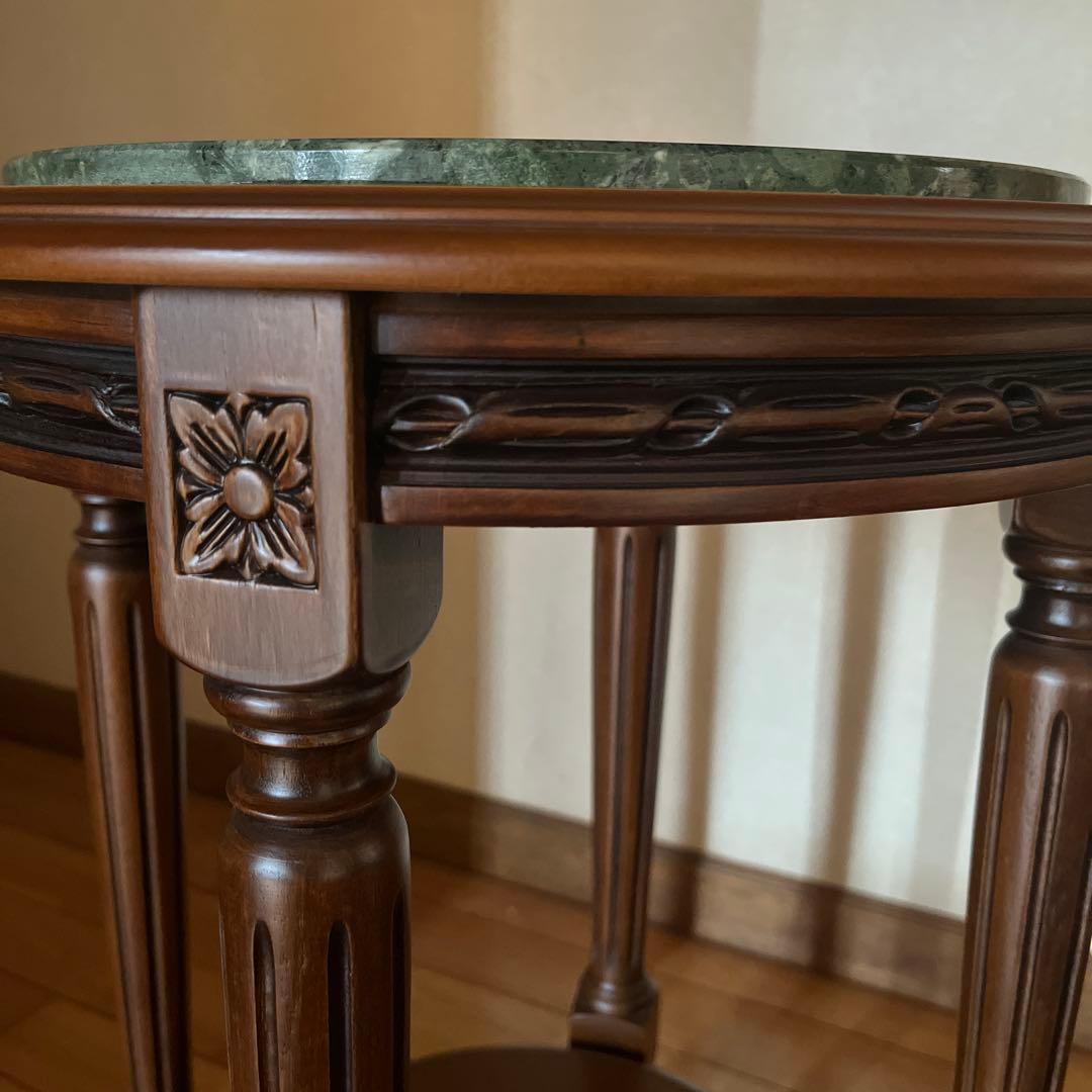 イタリア製 大理石天板 花台 飾り台