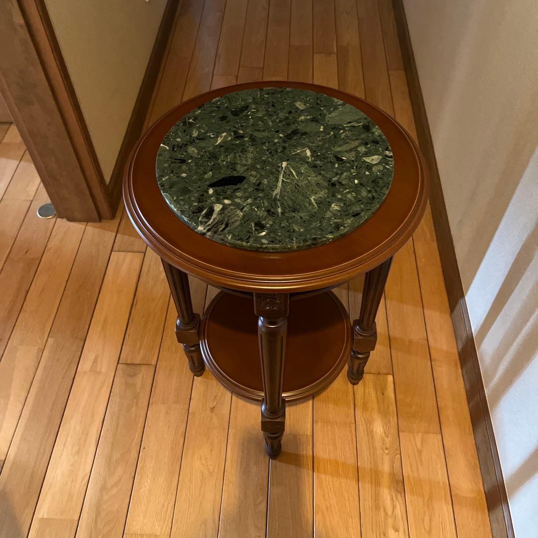 イタリア製 大理石天板 花台 飾り台