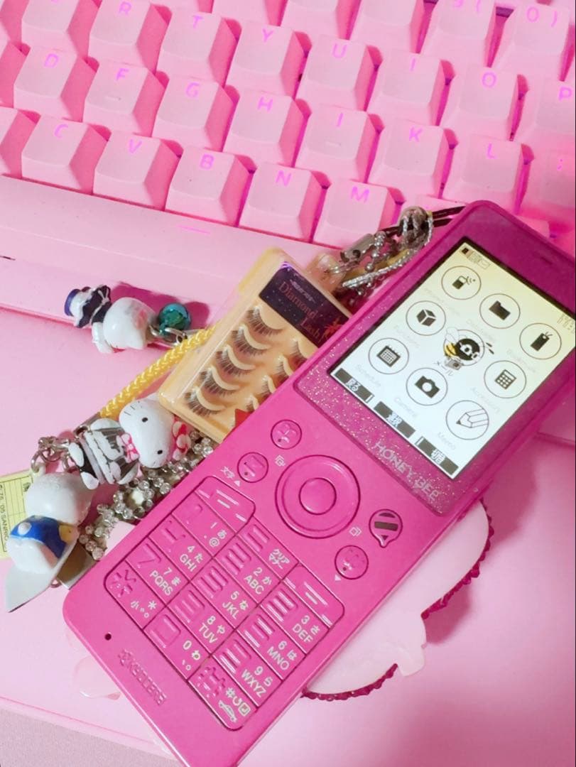 WILLCOM/HoneyBee/平成レトロ/GAL仕様/ガラケー/