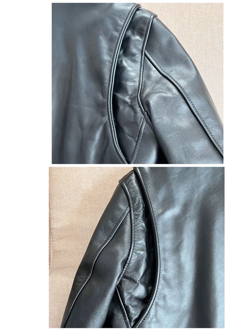 美品！36 Schott 641XXHホースハイド 家着用のみシングルライダース