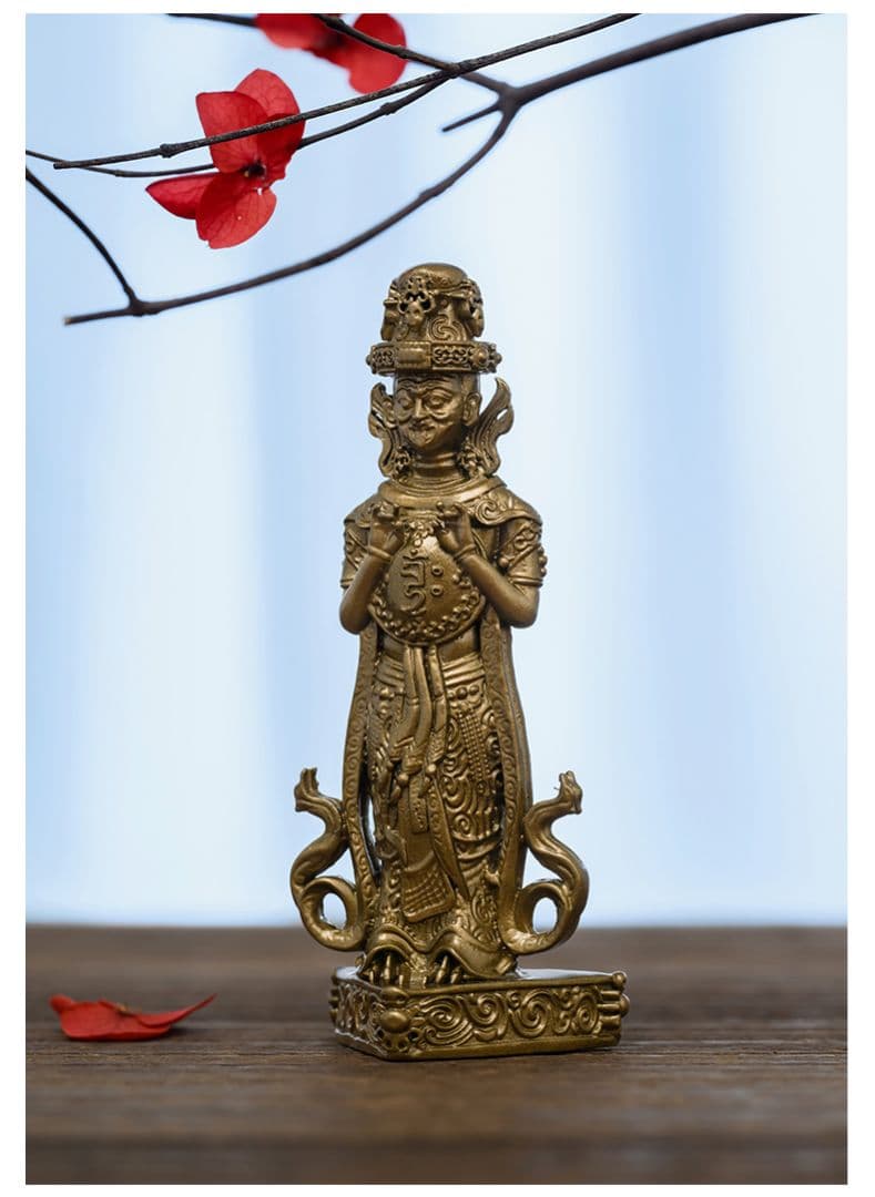 仏教美術 ザキラム仏像 禅意茶台 文机 鎮宅 辟邪 開運 風水 招財 置物