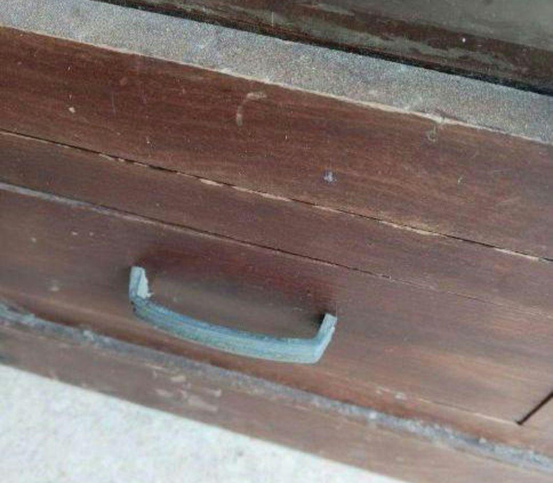 【昭和レトロ】飾り棚 食器棚 キャビネット インテリア 小箪笥 木製家具 引出