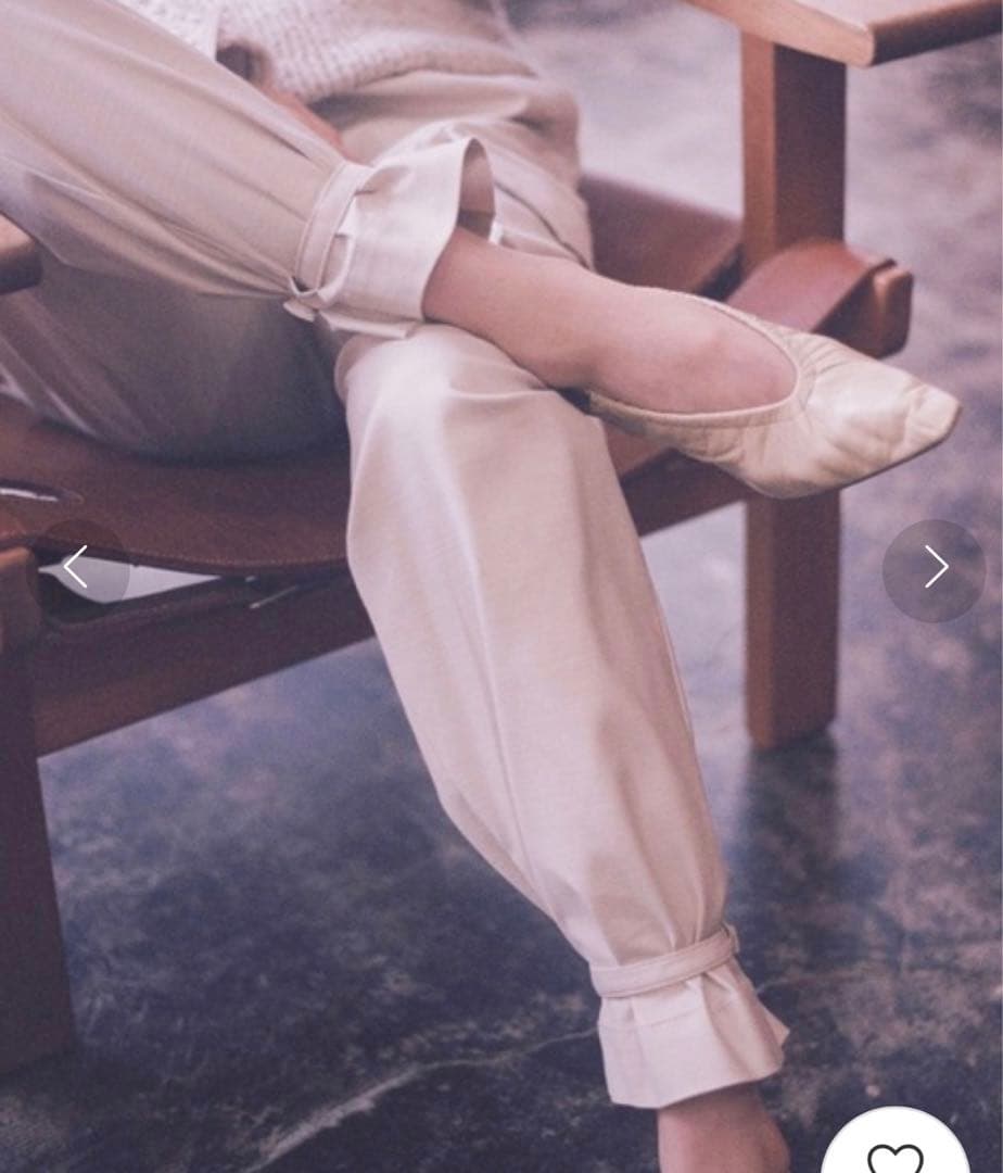 ETRE TOKYO × 矢野未希子コラボ タックミリタリーパンツ