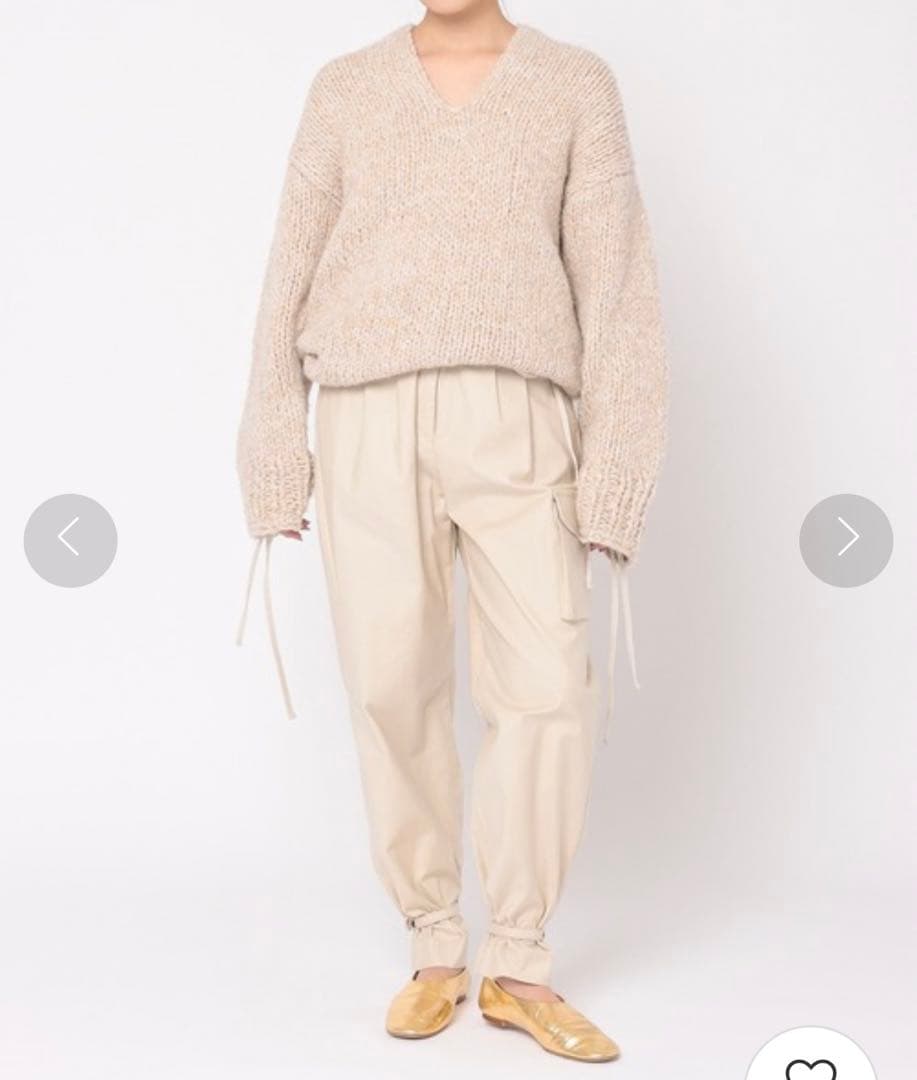 ETRE TOKYO × 矢野未希子コラボ タックミリタリーパンツ