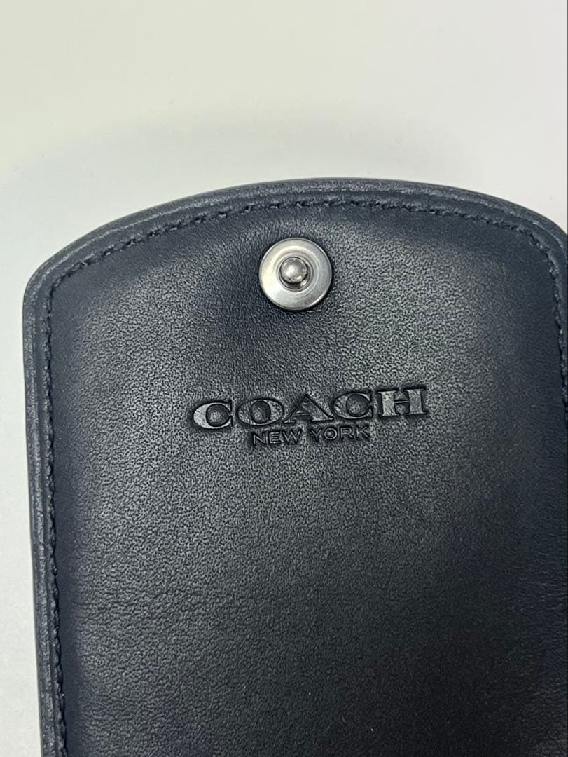 コーチ COACH ネームタグ シグネチャー ラゲッジタグ グリーンマルチ