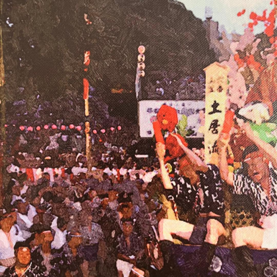 キャンバス プリントアート 博多祇園山笠 インテリア 額付き 絵画