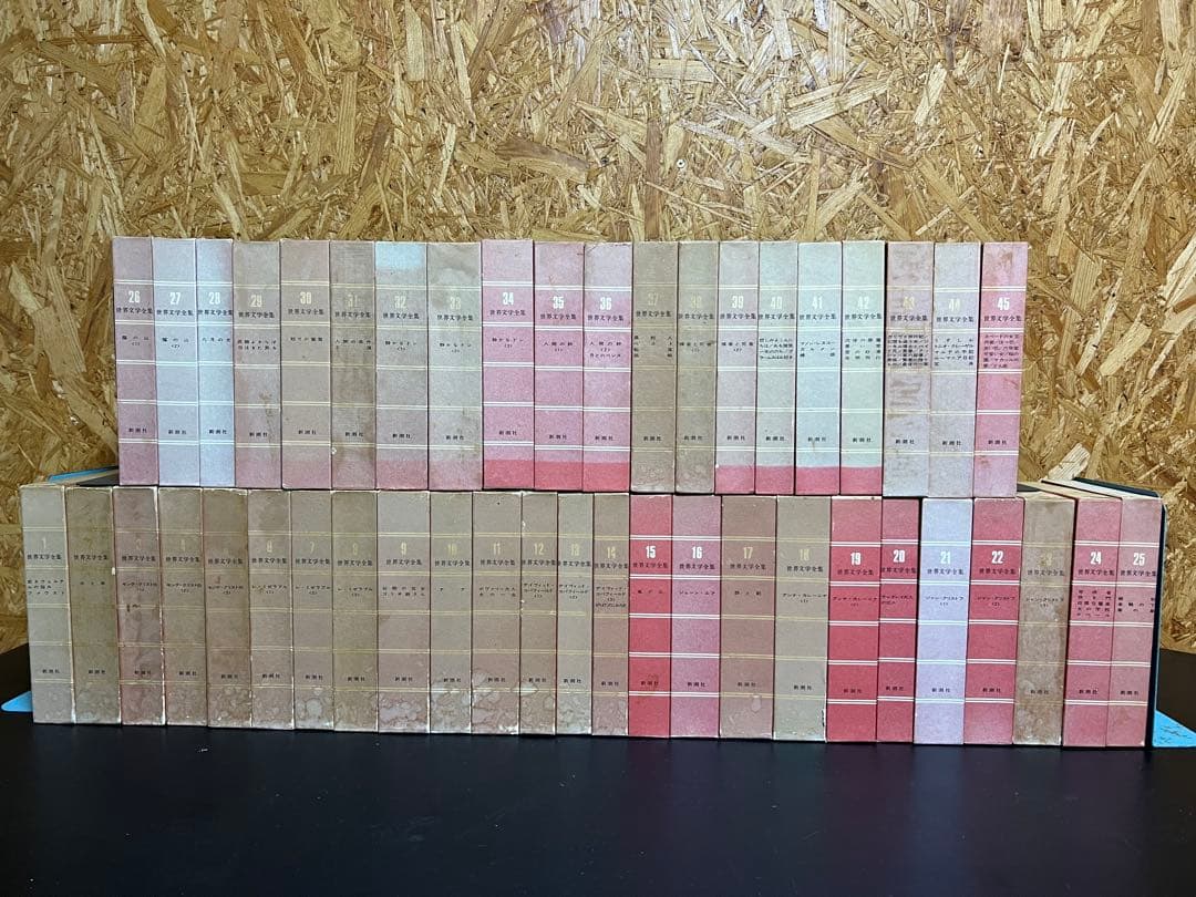 全45巻　世界文学全集　新潮社　1971年発刊