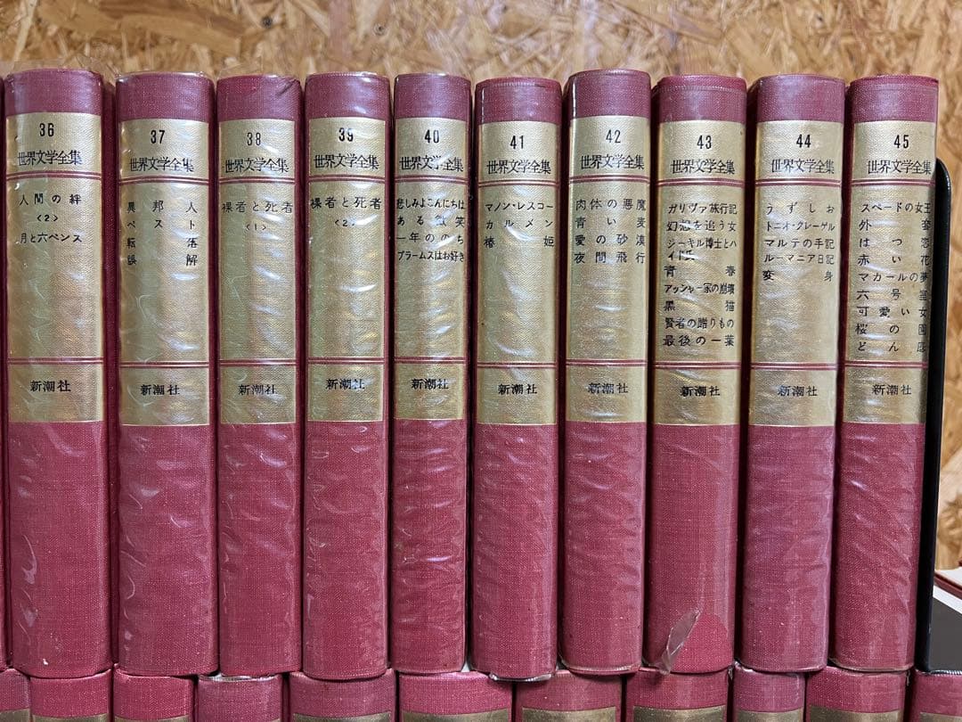 全45巻　世界文学全集　新潮社　1971年発刊