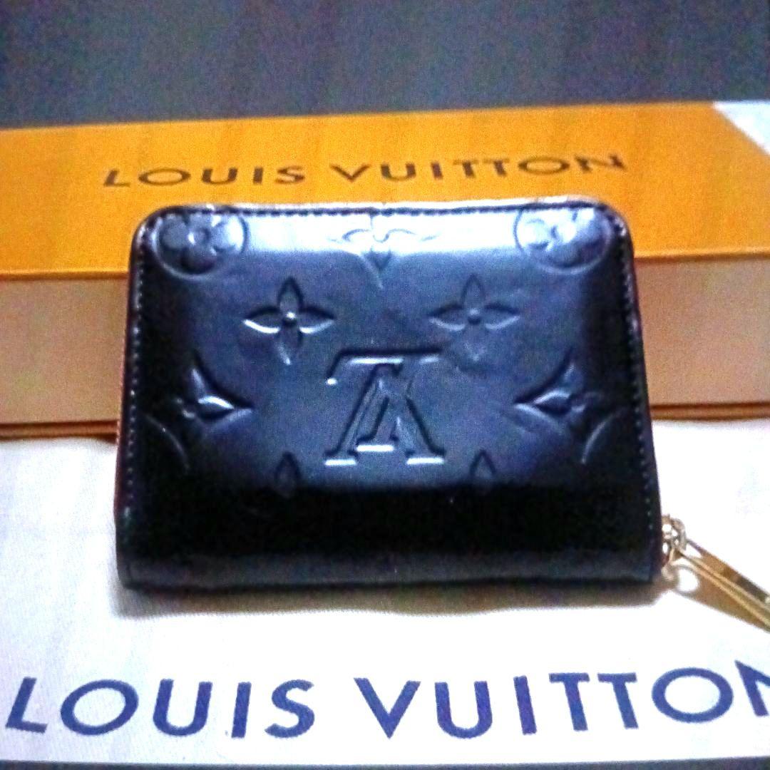 【正規品】鑑定済／ルイヴィトンLVヴェルニパース／フランス製／