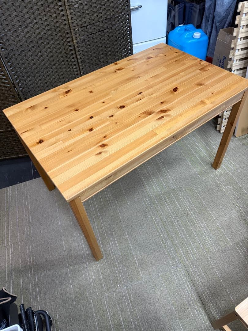 【洗浄消毒作業済】IKEA ダイニングテーブル　チェア3脚　ヨックモック