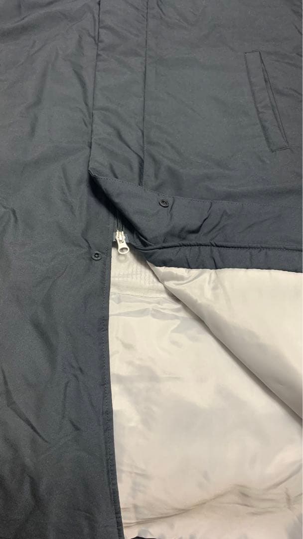 新品　arena ベンチコート ロング 青/黒　ARN6330 サイズS