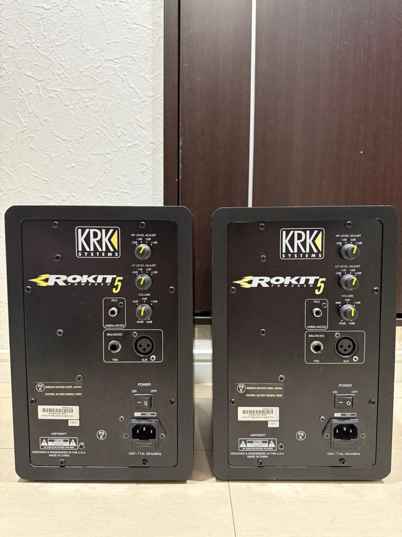 【美品】KRKモニタースピーカー　ROKIT 5 G3
