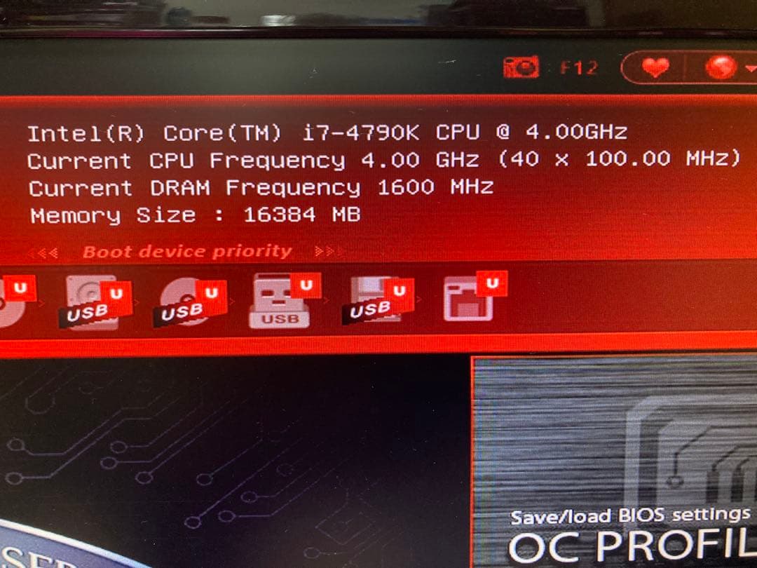 マザーボード i7-4790k MSI Z97 Gaming 7 RAM16GB SSD