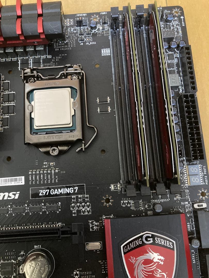 マザーボード i7-4790k MSI Z97 Gaming 7 RAM16GB SSD
