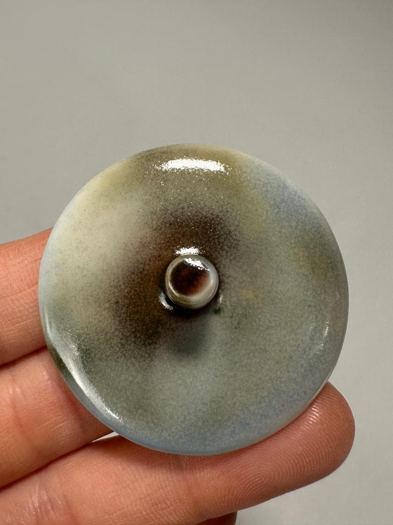 日本美術　茶道具　蓋付小壺　茶入　伊藤北斗作　共箱　師：人間国宝 　藤本能道