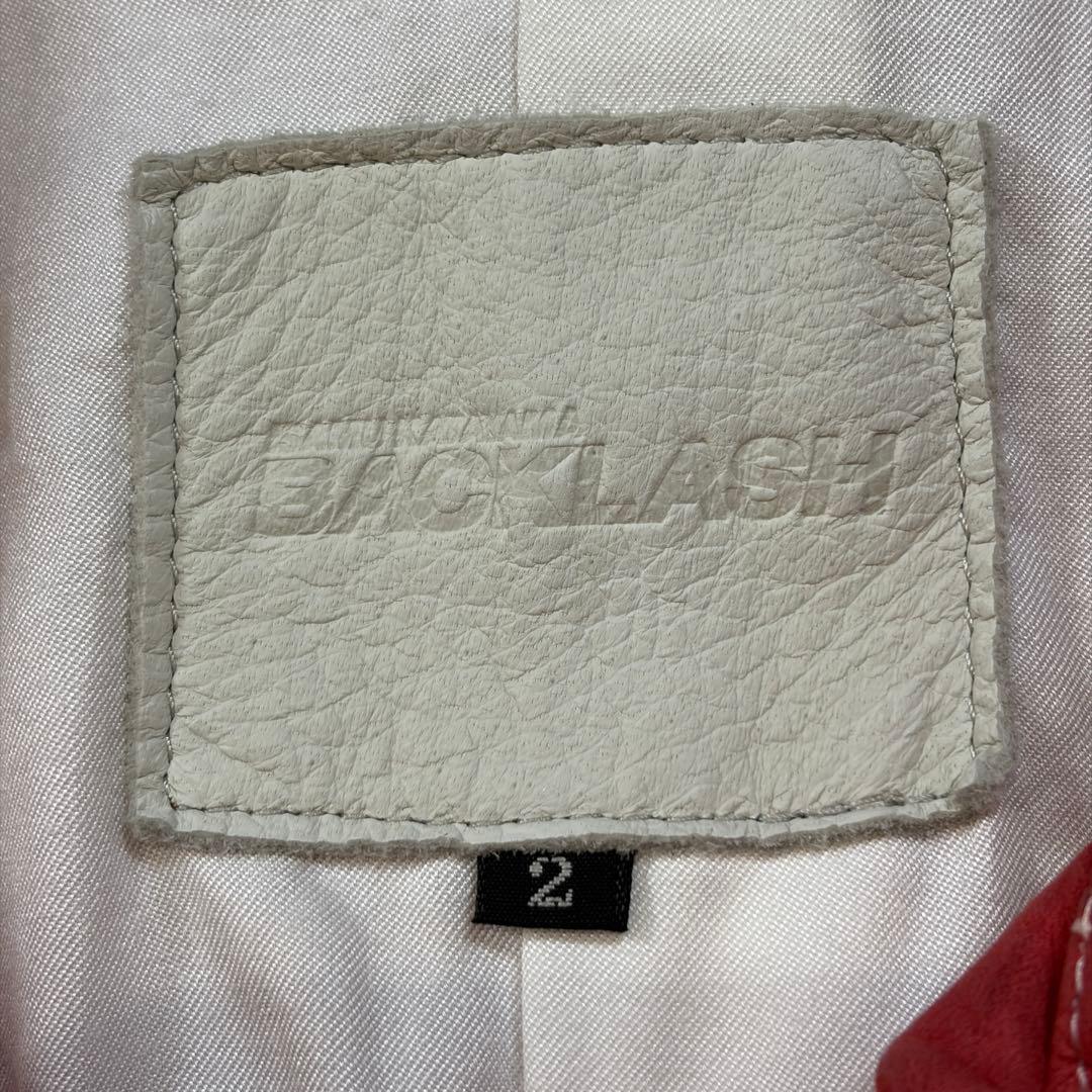 イサムカタヤマバックラッシュ ジャパンカーフ スエード シングルライダース M