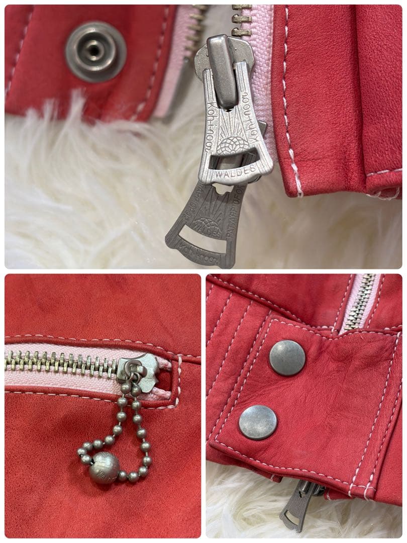 イサムカタヤマバックラッシュ ジャパンカーフ スエード シングルライダース M