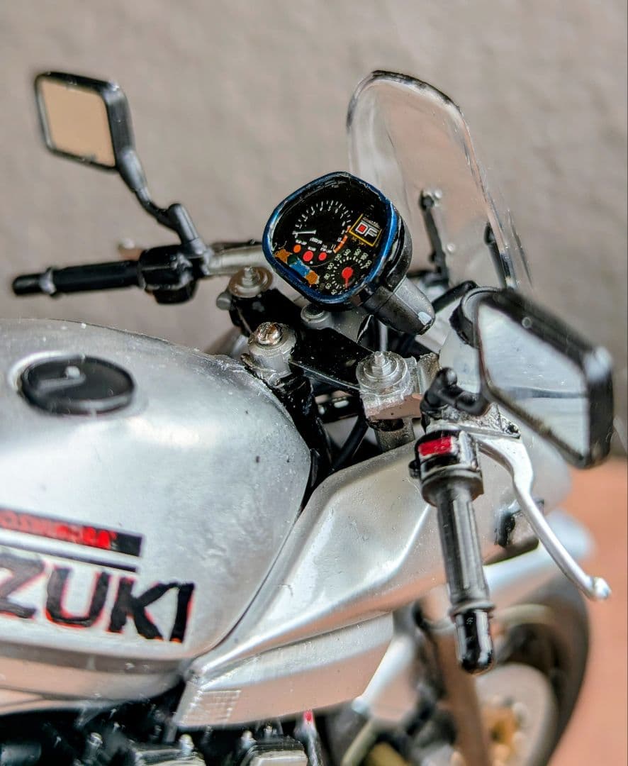 タミヤ1/12スズキカタナ改バイクプラモデル