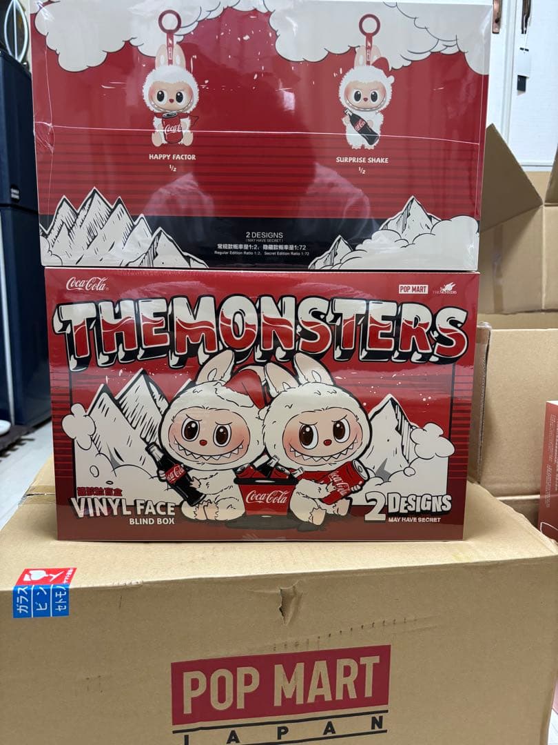 THE MONSTERS LABUBU ぬいぐるみ コーラ　COCA-COLA