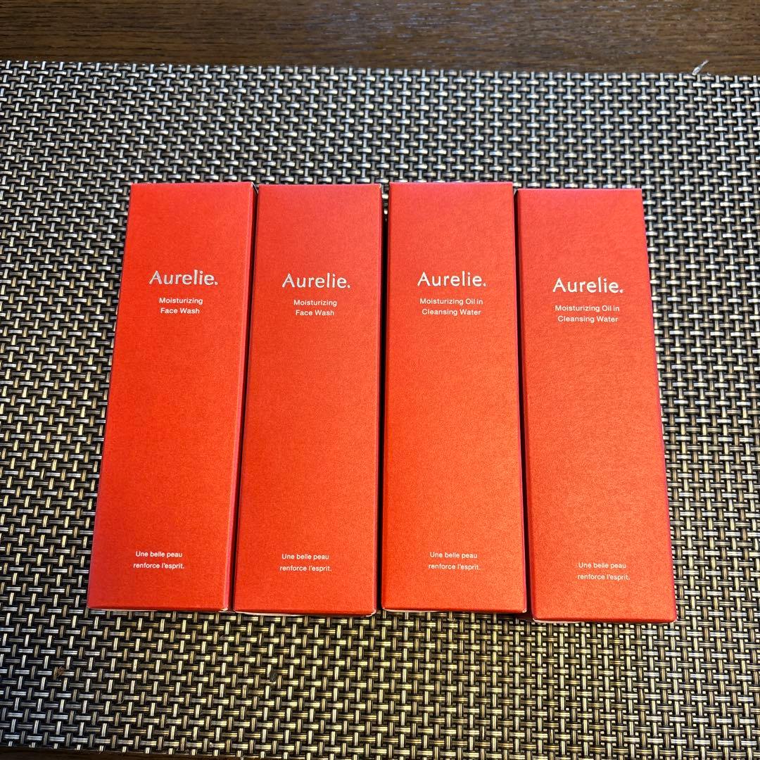 新品未開封オレリー　クレンジングウォーター　MEGUMI 4本セット